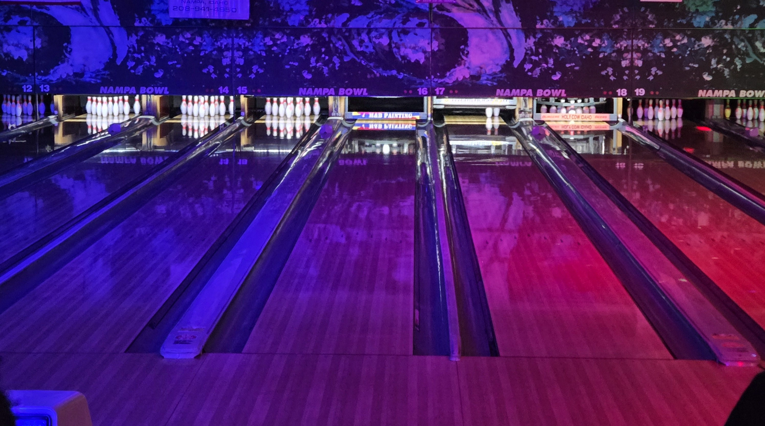 Friday Night Cosmic Bowling event